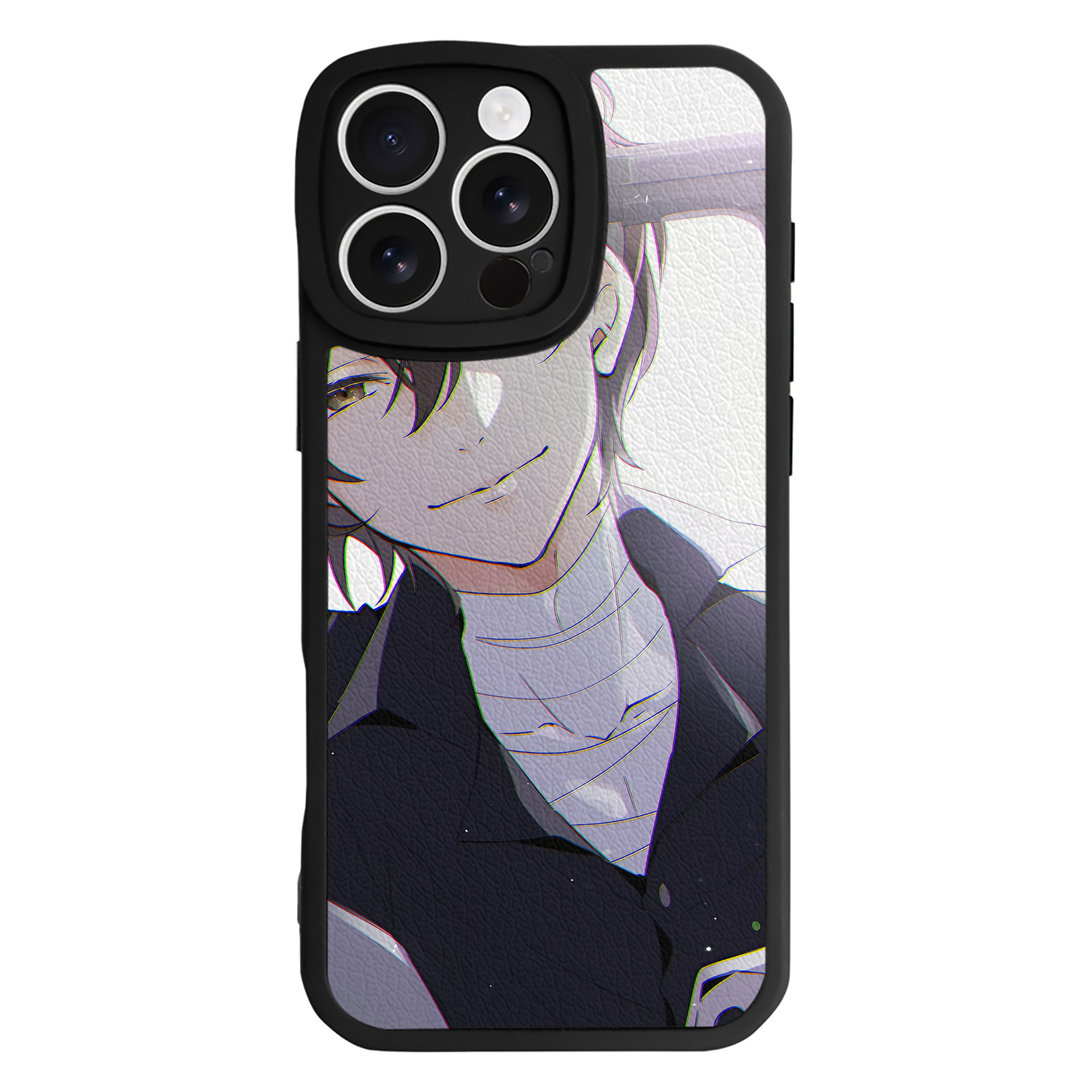 （画像用） 文豪ストレイドッグス Bungo Stray Dogs 【iPhone 16シリーズ対応】シリコンスマホケース（レザー調） 材質：シリコン
